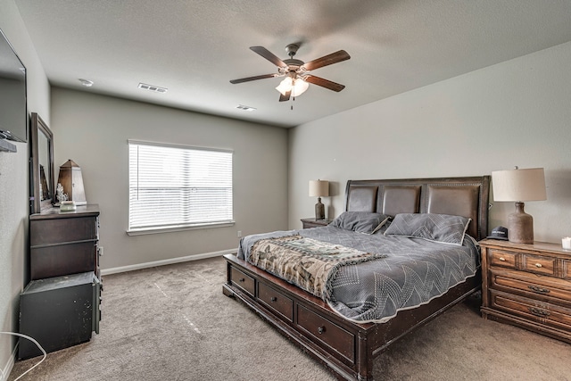317 Countryside Dr, Aubrey, TX 76227 - bedroom featuring light carpet, ceiling fan, and baseboards