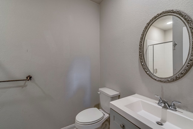 317 Countryside Dr, Aubrey, TX 76227 - full bathroom featuring toilet, vanity, and a shower