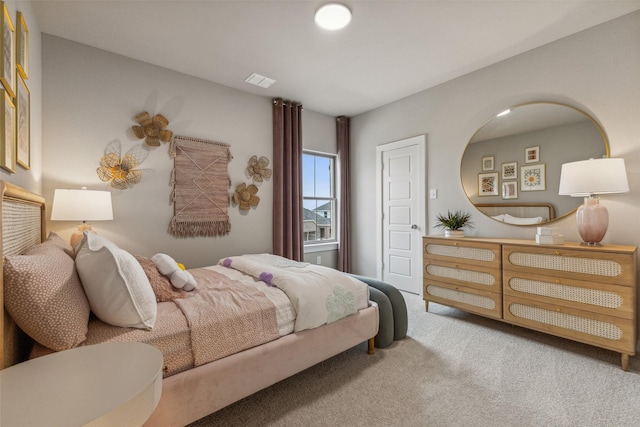 bedroom featuring carpet floors