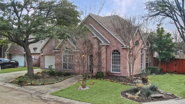 view of front property with a front yard