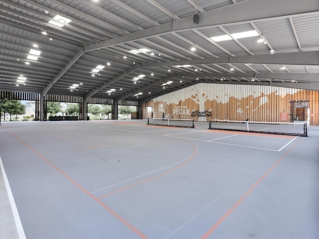 view of sport court