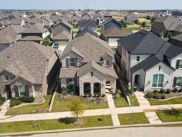 drone / aerial view featuring a residential view