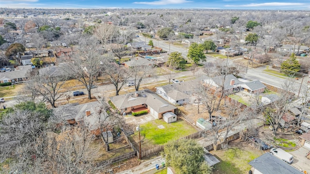 birds eye view of property featuring a residential view