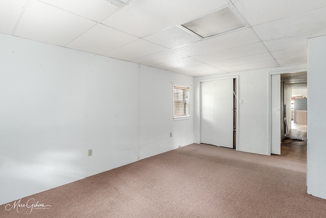 164 Ruth, Haughton, LA 71037 - unfurnished room featuring a drop ceiling and light colored carpet