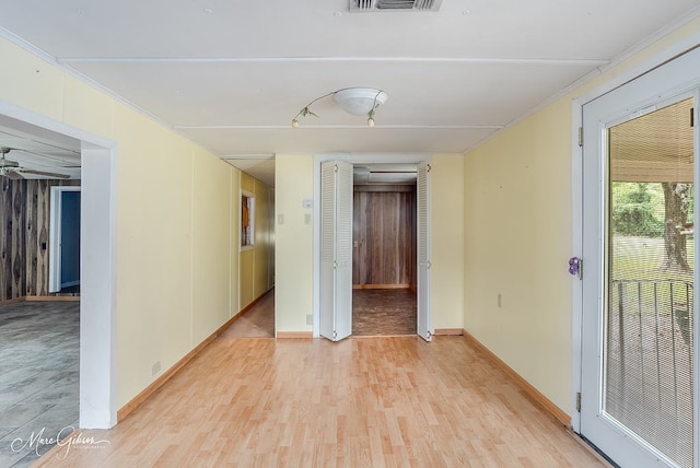 164 Ruth, Haughton, LA 71037 - unfurnished room with crown molding and light wood-type flooring