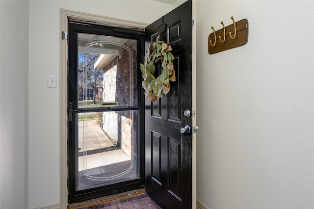 view of foyer