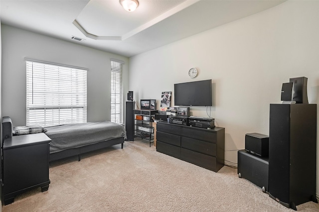 509 Christie Xing, Celina, TX 75009 - bedroom with light colored carpet and a raised ceiling