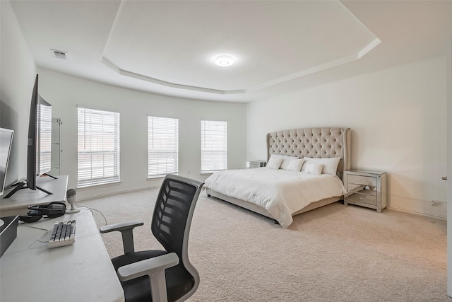 509 Christie Xing, Celina, TX 75009 - carpeted bedroom with a tray ceiling