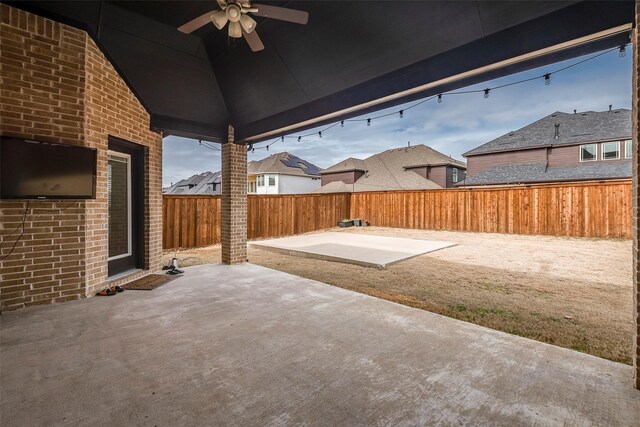 509 Christie Xing, Celina, TX 75009 - view of patio featuring ceiling fan