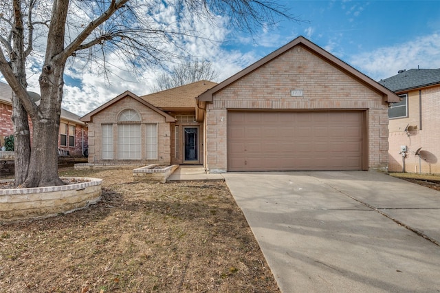 ranch-style house with a garage