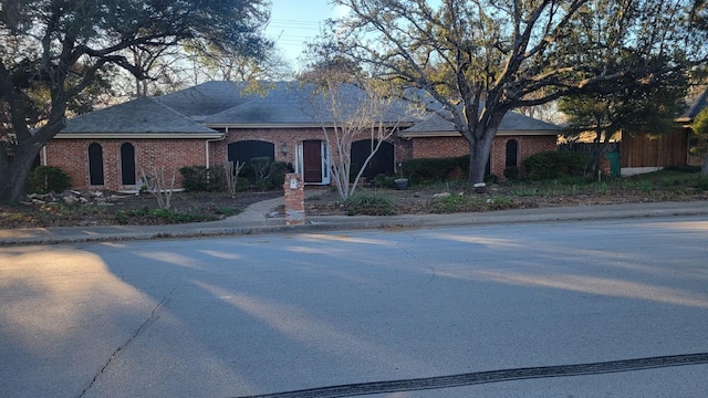 view of ranch-style home