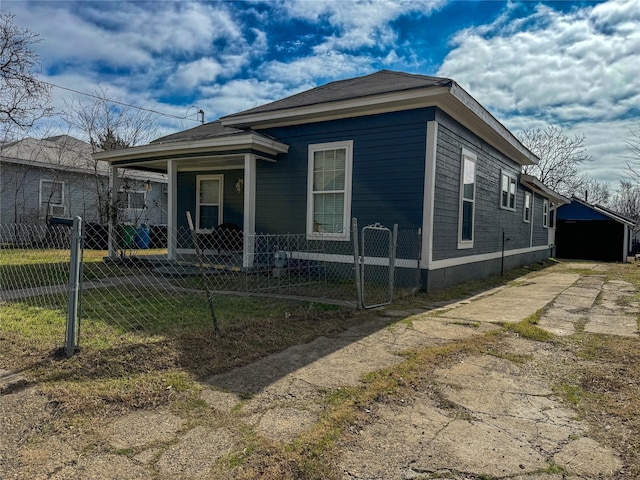 view of bungalow-style house