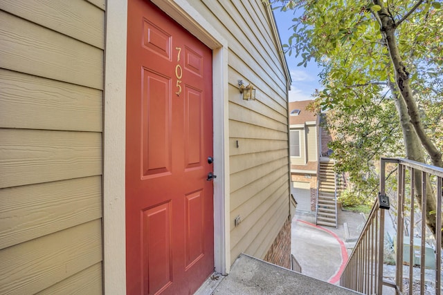 view of entrance to property