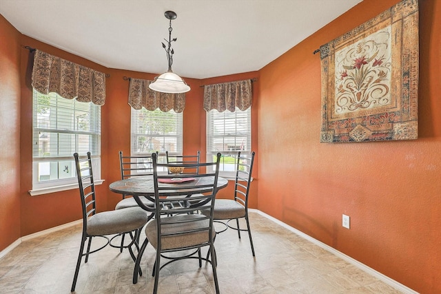 view of dining room