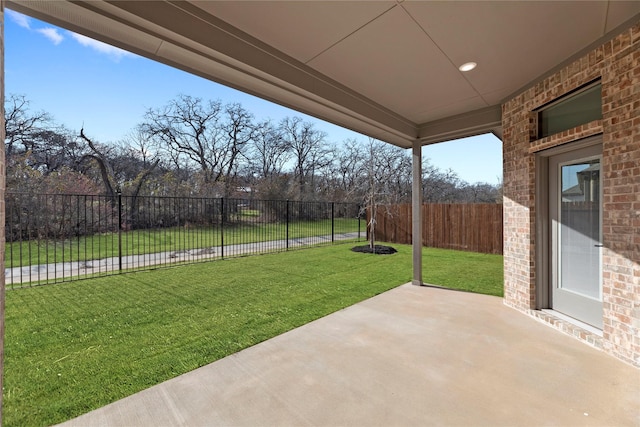 view of patio