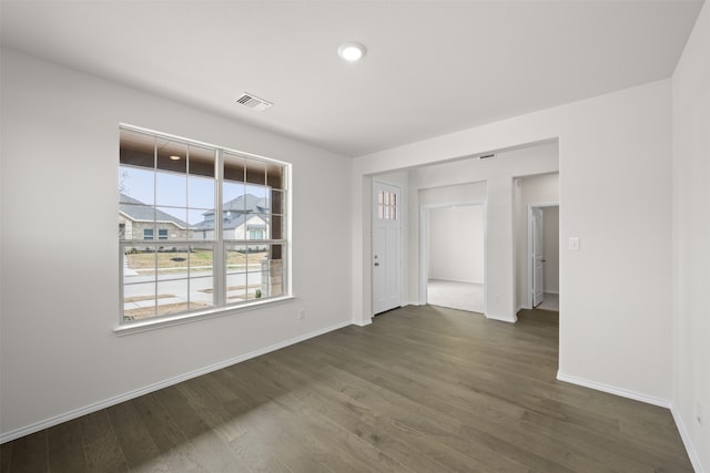 371 Freestall Dr, Midlothian, TX 76065 - unfurnished room featuring dark wood-style flooring and baseboards