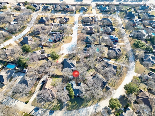 drone / aerial view featuring a residential view