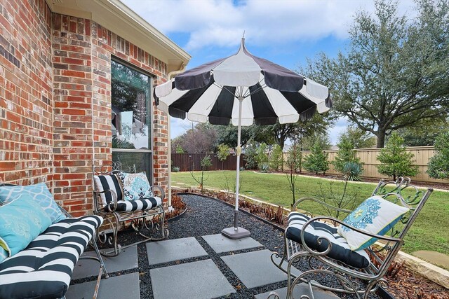 view of patio