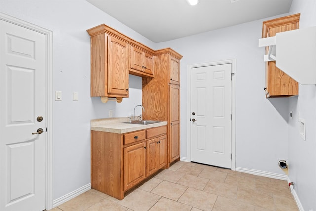 kitchen featuring sink