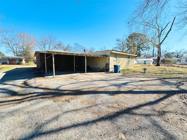 view of front of property