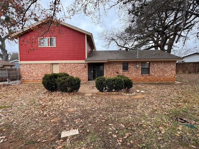 view of rear view of house