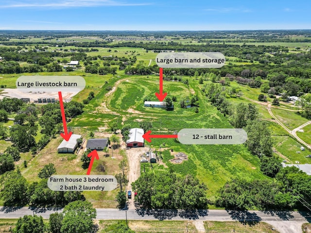4540 Knob Rd, Springtown, TX 76082 - aerial view of property's location