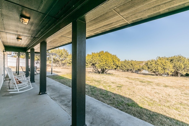 view of patio