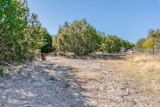 view of landscape with a rural view