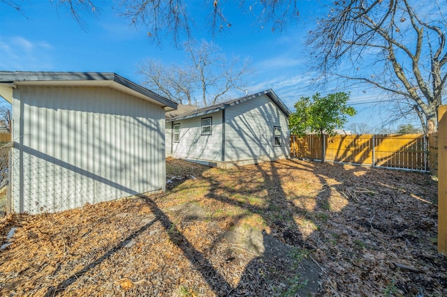 view of side of property