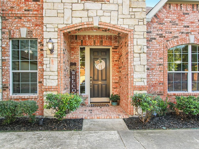 view of entrance to property