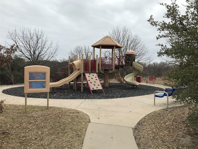 view of jungle gym