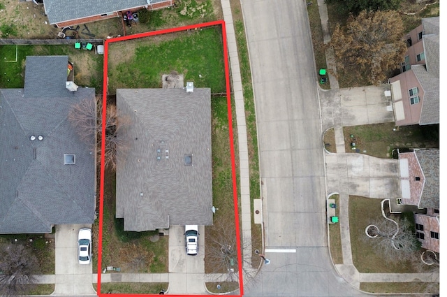 800 Warbler, Aubrey, TX 76227 - view of property location featuring property boundaries highlighted
