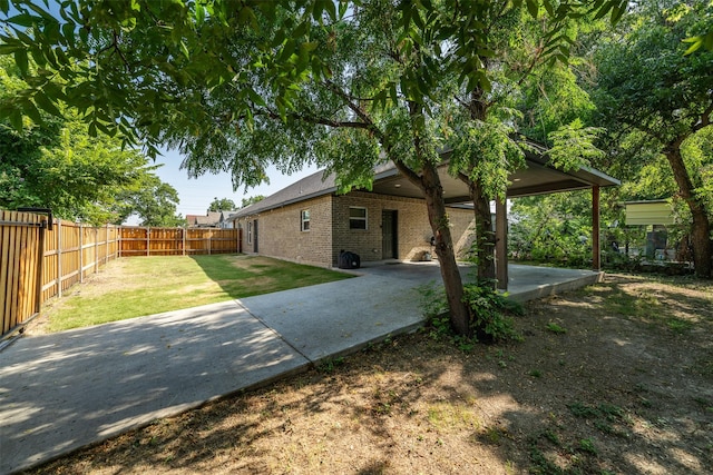 exterior space featuring a patio