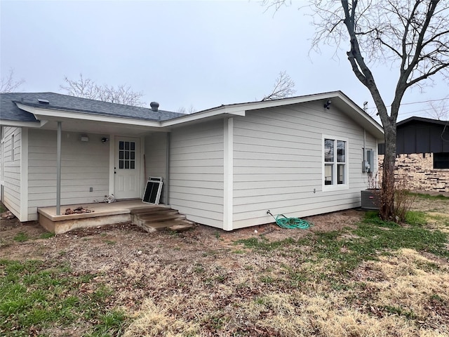 view of back of property