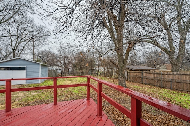 view of deck