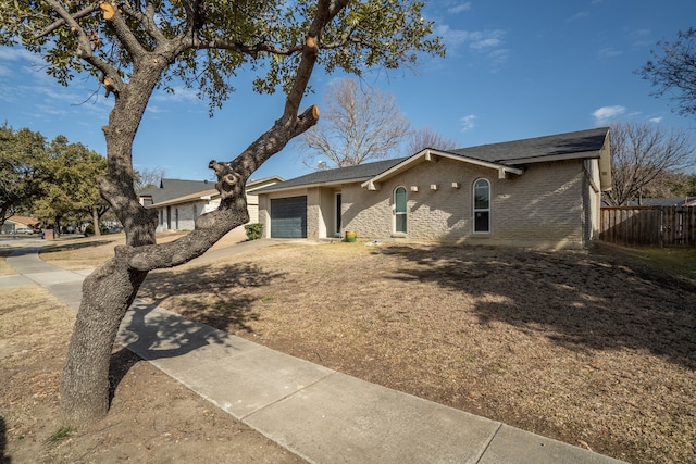 ranch-style house with a garage