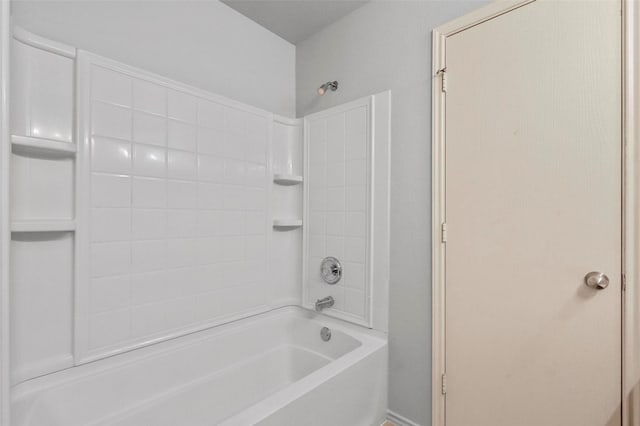 bathroom featuring bathtub / shower combination