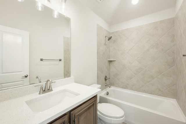 837 Rusty Run Dr, Midlothian, TX 76065 - full bath with toilet, vanity, and bathing tub / shower combination