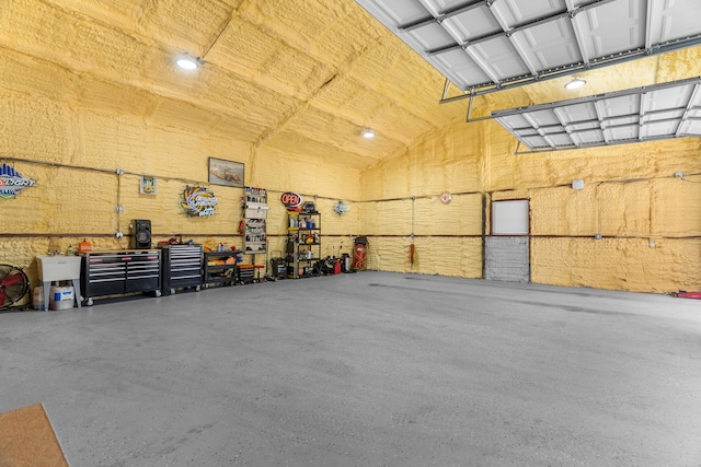 86593 N State Highway 289, Pottsboro, TX 75076 - garage with a workshop area