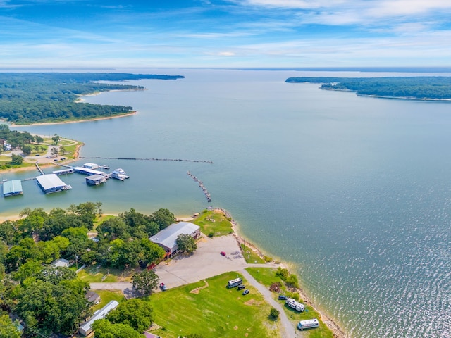 86593 N State Highway 289, Pottsboro, TX 75076 - drone / aerial view featuring a water view
