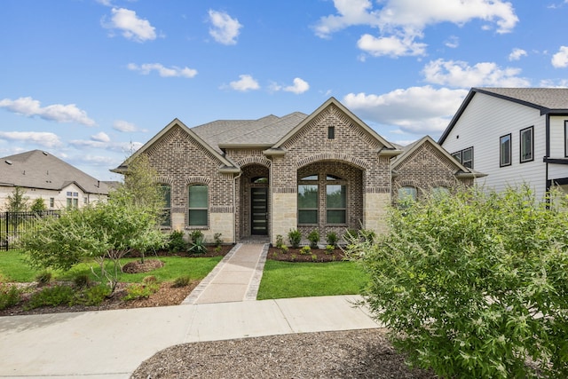 1017 Daisy Way, Crowley, TX 76036 - french country home with brick siding and a shingled roof