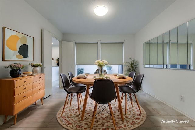 view of dining room