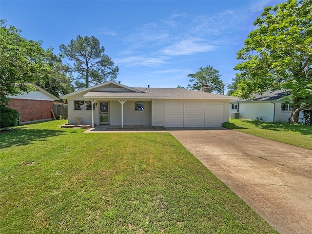 712 Brookfield Dr, Hurst, TX 76053 - view of front of home featuring driveway, a porch, a chimney, and brick siding
