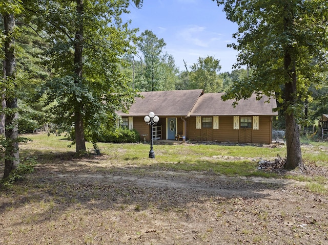 view of ranch-style home