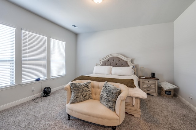 bedroom with carpet flooring