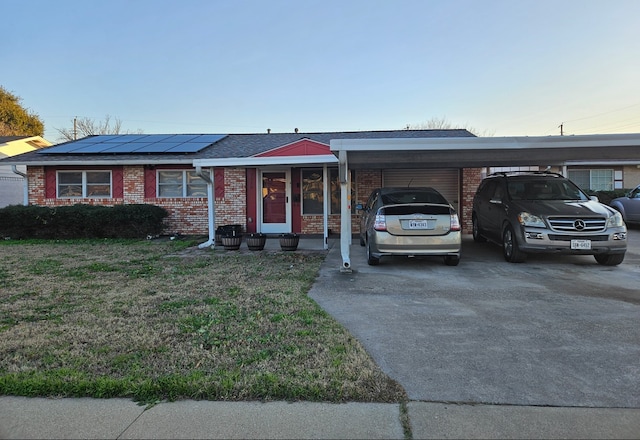 entrance to property with covered porch and brick siding