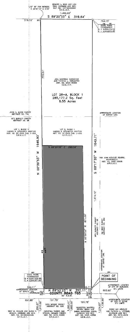 5227 County Road 703, Alvarado TX, 76009 land for sale