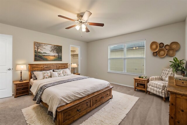 unfurnished living room featuring a ceiling fan, a brick fireplace, dark wood-style flooring, and baseboards