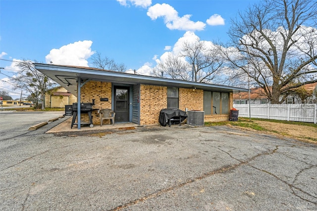 view of rear view of property