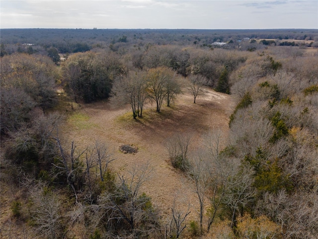 aerial view with a rural view